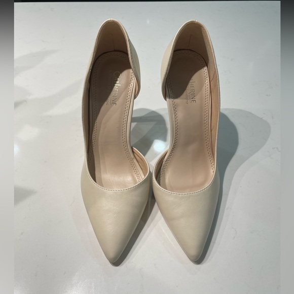 Catherine Malandrino heels. Nude. 6.5 size - Picture 1 of 2